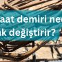 İnşaat demiri neden renk değiştirir?
