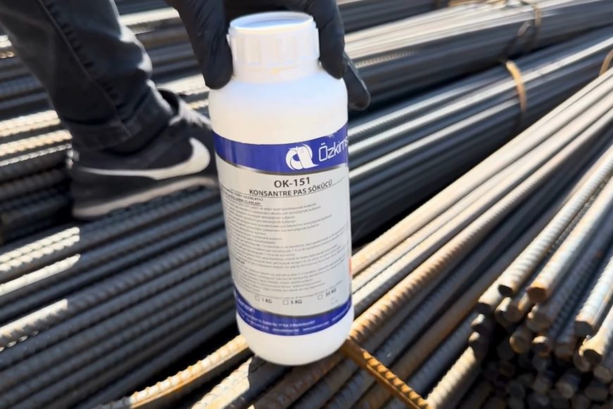 İnşaat demirinde oluşan pas nasıl temizlenir?