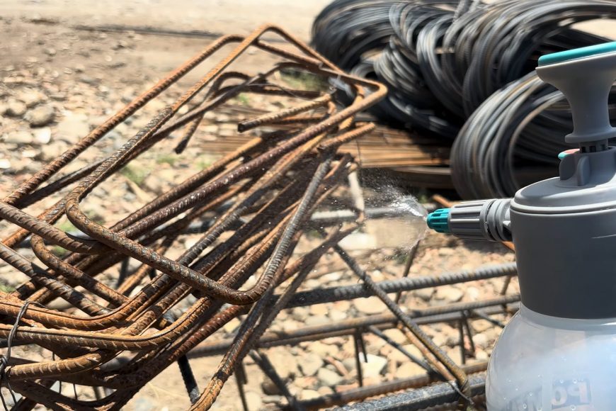 İnşaat demirlerinde oluşan pas lekesi nasıl çıkar?