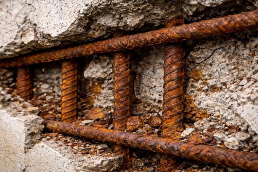 Beton içerisindeki demirin paslanması