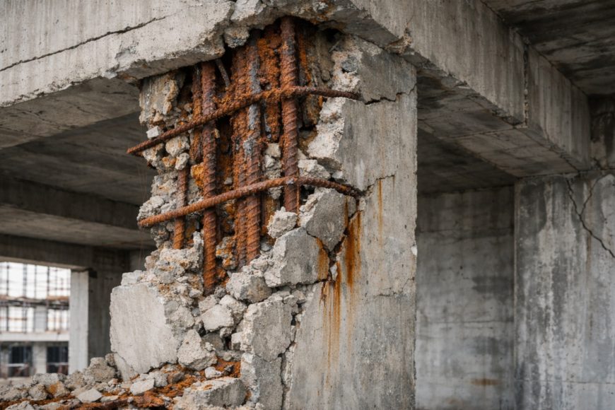 İnşaat demiri paslandığında ne olur?