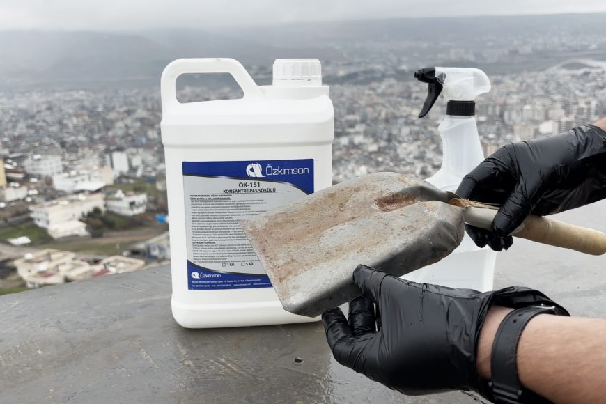 Paslı demir boya tutar mı?